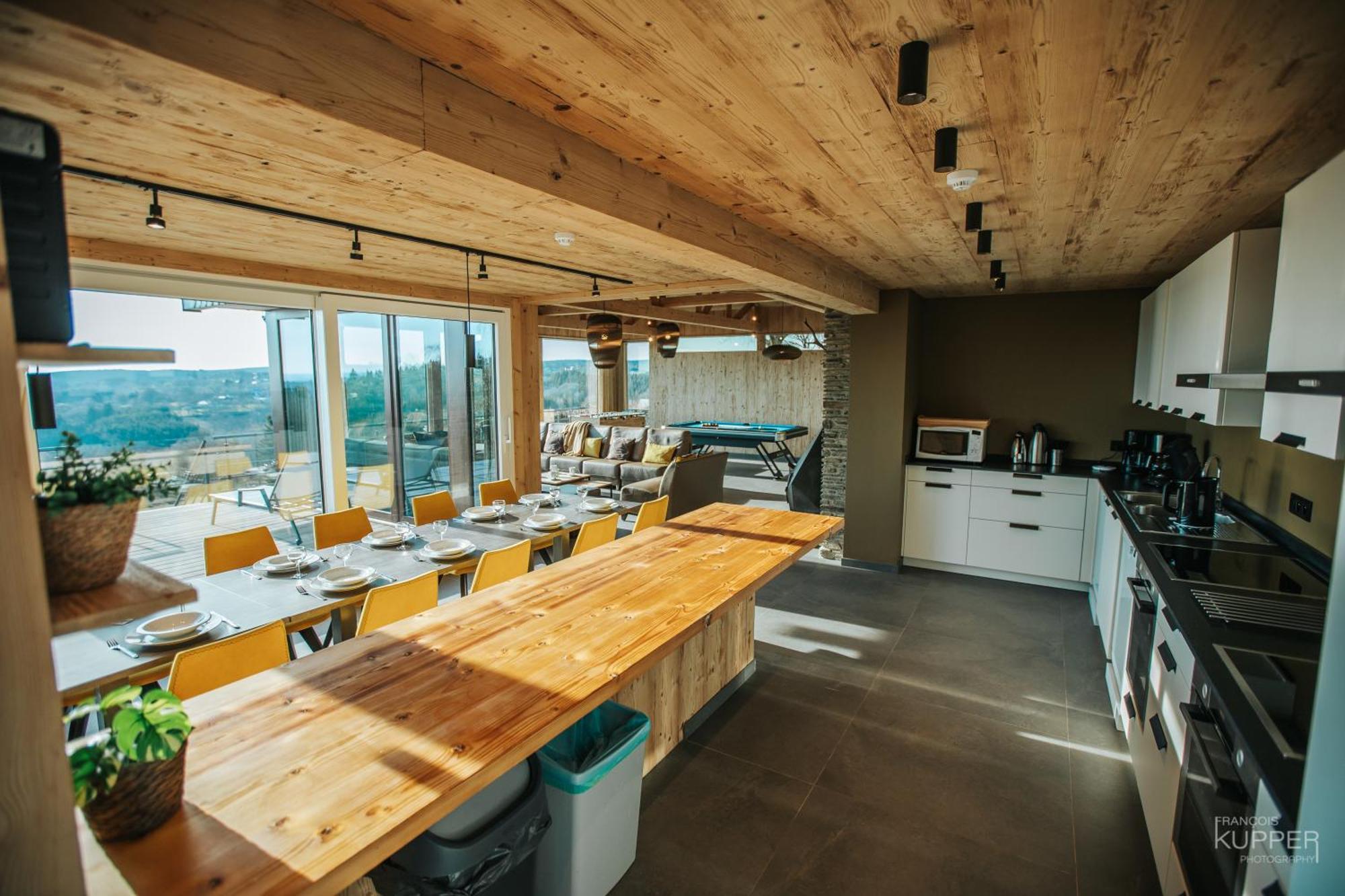 Le Noir Flohay 30 Pers - Malmedy, Vue, Wellness Villa Exterior photo
