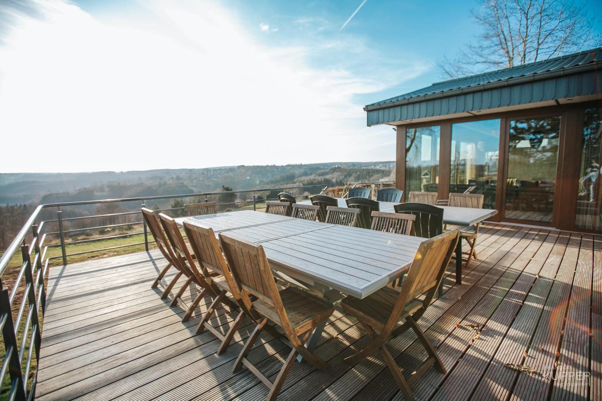 Le Noir Flohay 30 Pers - Malmedy, Vue, Wellness Villa Exterior photo
